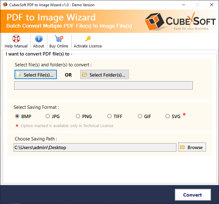 CubexSoft PDF to Image Converter